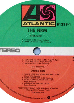 The Firm (7) : The Firm (LP, Album, Spe)