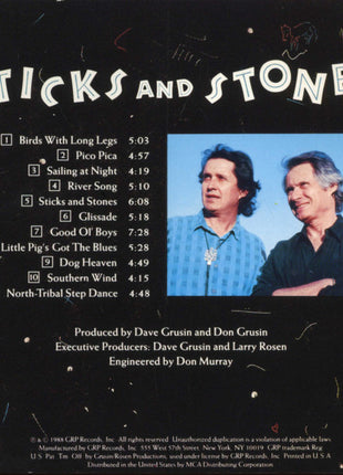 Dave Grusin And Don Grusin : Sticks And Stones (CD, Album)