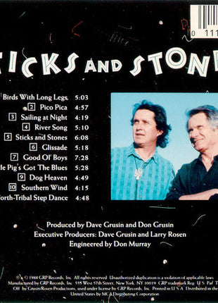 Dave Grusin And Don Grusin : Sticks And Stones (CD, Album)