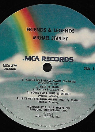 Michael Stanley : Friends And Legends (LP, Album, RP, Pin)