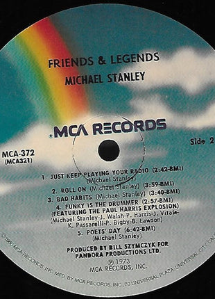 Michael Stanley : Friends And Legends (LP, Album, RP, Pin)