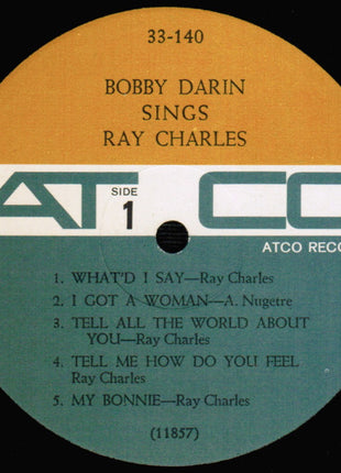 Bobby Darin : Sings Ray Charles (LP, Album, Mono, MGM)
