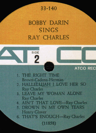 Bobby Darin : Sings Ray Charles (LP, Album, Mono, MGM)