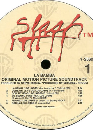 Various : La Bamba (Original Motion Picture Soundtrack) (LP, Album, Spe)