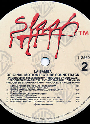 Various : La Bamba (Original Motion Picture Soundtrack) (LP, Album, Spe)