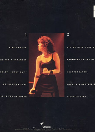 Pat Benatar : Live From Earth (LP, Album, PRC)
