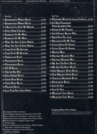 Robert Johnson : The Complete Recordings (2xCD, Comp, Mono, Pit + Box)