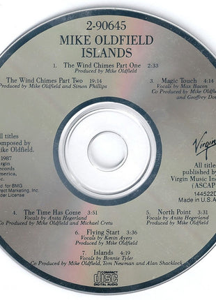 Mike Oldfield : Islands (CD, Album, Club, RE)