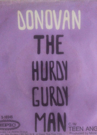 Donovan : Hurdy Gurdy Man (7", Single, Styrene, Pit)