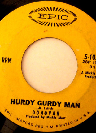 Donovan : Hurdy Gurdy Man (7", Single, Styrene, Pit)