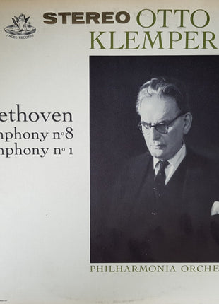 Ludwig van Beethoven, Otto Klemperer, Philharmonia Orchestra : Symphony n° 8, Symphony n° 1 (LP)