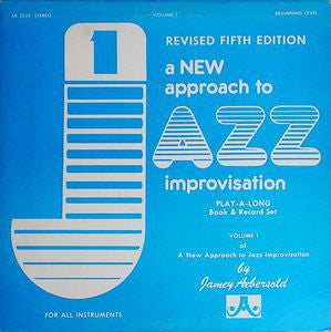 Jamey Aebersold : A New Approach To Jazz Improvisation (Revised Fifth Edition)  (LP)