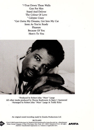Billy Ocean : Tear Down These Walls (CD, Album)