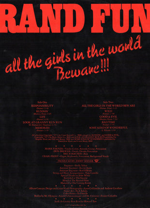 Grand Funk Railroad : All The Girls In The World Beware !!! (LP, Album, Win)