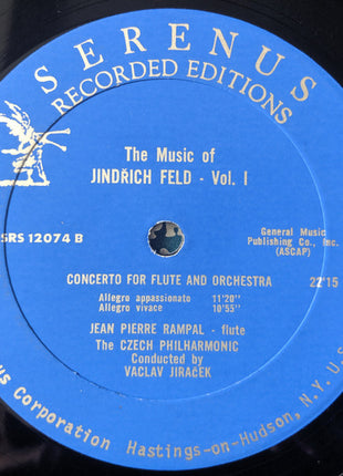 Jindřich Feld : The Music Of Jindřich Feld, Volume 1 (LP, Album)