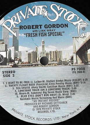 Robert Gordon (2) W/ Link Wray : Fresh Fish Special (LP, Album, Mon)