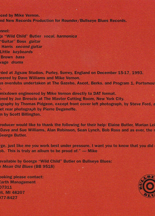 Wild Child Butler : Stranger (CD, Album)