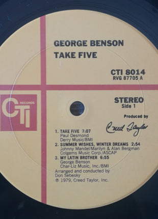 George Benson : Take Five (LP, Album, RE)