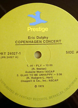 Eric Dolphy : Copenhagen Concert (2xLP, Comp, RM)