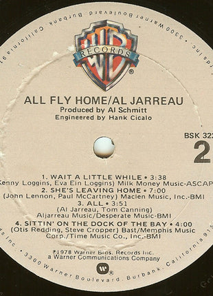 Al Jarreau : All Fly Home (LP, Album, Gol)
