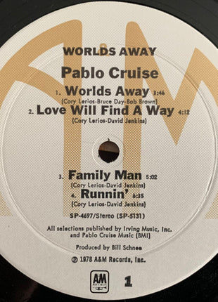 Pablo Cruise : Worlds Away (LP, Album, Mon)