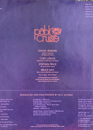 Pablo Cruise : Worlds Away (LP, Album, Mon)