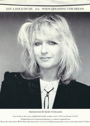 Christine McVie : Got A Hold On Me (7", Single, Spe)