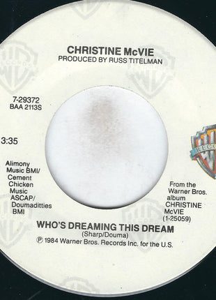 Christine McVie : Got A Hold On Me (7", Single, Spe)