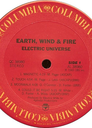 Earth, Wind & Fire : Electric Universe (LP, Album, Car)