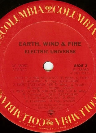 Earth, Wind & Fire : Electric Universe (LP, Album, Car)