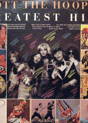 Mott The Hoople : Greatest Hits (LP, Comp, Pit)