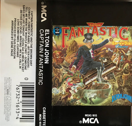 Elton John : Captain Fantastic And The Brown Dirt Cowboy (Cass, Album)