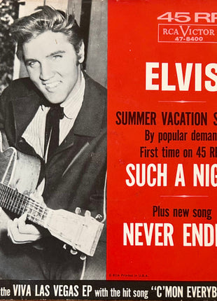 Elvis Presley : Such A Night / Never Ending (7", Single, Roc)