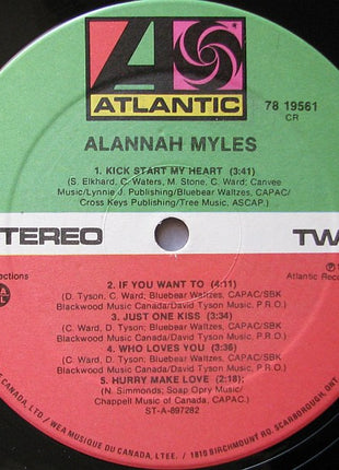 Alannah Myles : Alannah Myles (LP, Album)