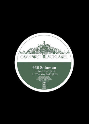 the album cover for Solomun - Compost Black Label 36