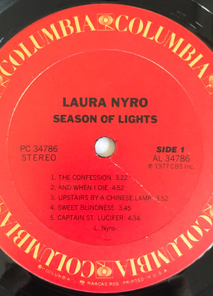 Laura Nyro : Season Of Lights...Laura Nyro In Concert (LP, Album, Ter)