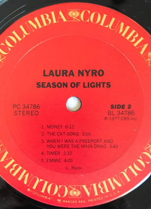 Laura Nyro : Season Of Lights...Laura Nyro In Concert (LP, Album, Ter)