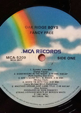 The Oak Ridge Boys : Fancy Free (LP, Album, Gat)