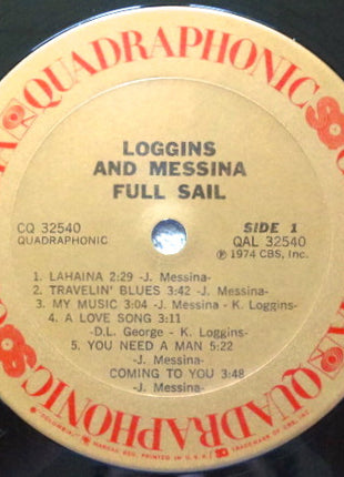 Loggins And Messina : Full Sail (LP, Album, Quad, Pit)