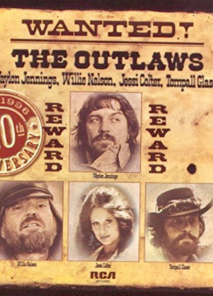 Waylon Jennings, Willie Nelson, Jessi Colter, Tompall Glaser : Wanted! The Outlaws (1976-1996 20th Anniversary) (CD, Comp, RE, RM)