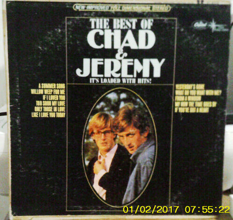 Chad & Jeremy : The Best Of Chad & Jeremy (LP, Comp,  )