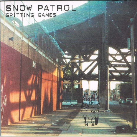 Snow Patrol : Spitting Games (7", Single, Whi)