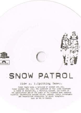 Snow Patrol : Spitting Games (7", Single, Whi)