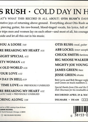 Otis Rush : Cold Day In Hell (CD, Album, RE)