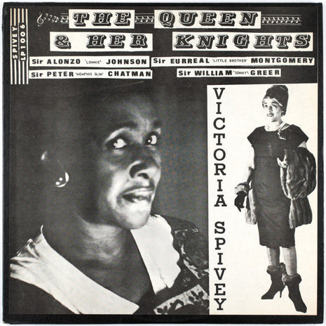 Victoria Spivey With Lonnie Johnson (2), Little Brother Montgomery, Memphis Slim, Sonny Greer : The Queen And Her Knights (LP, Album)