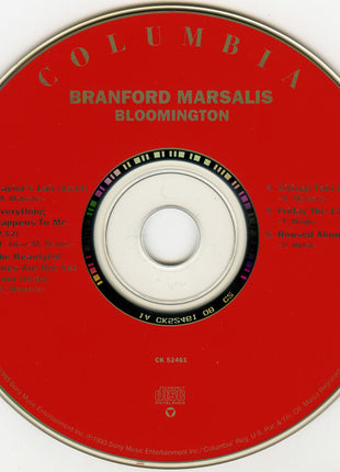 Branford Marsalis Trio, Branford Marsalis : Bloomington (CD, Album)