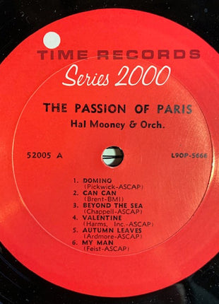 Hal Mooney And His Orchestra : The Passion Of Paris (LP, Album, Mono, gat)