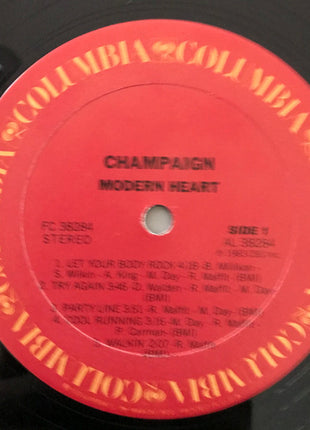 Champaign : Modern Heart (LP, Album, Pit)