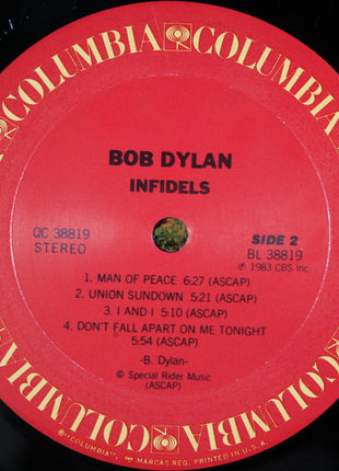 Bob Dylan : Infidels (LP, Album, Pit)