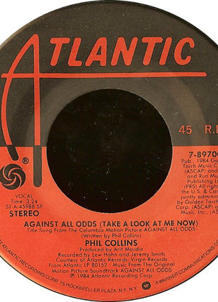 Phil Collins : Against All Odds (Take A Look At Me Now) (7", Single, Spe)